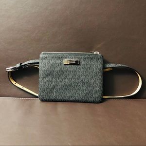 Michael Kors White Leather Crossbody Bag